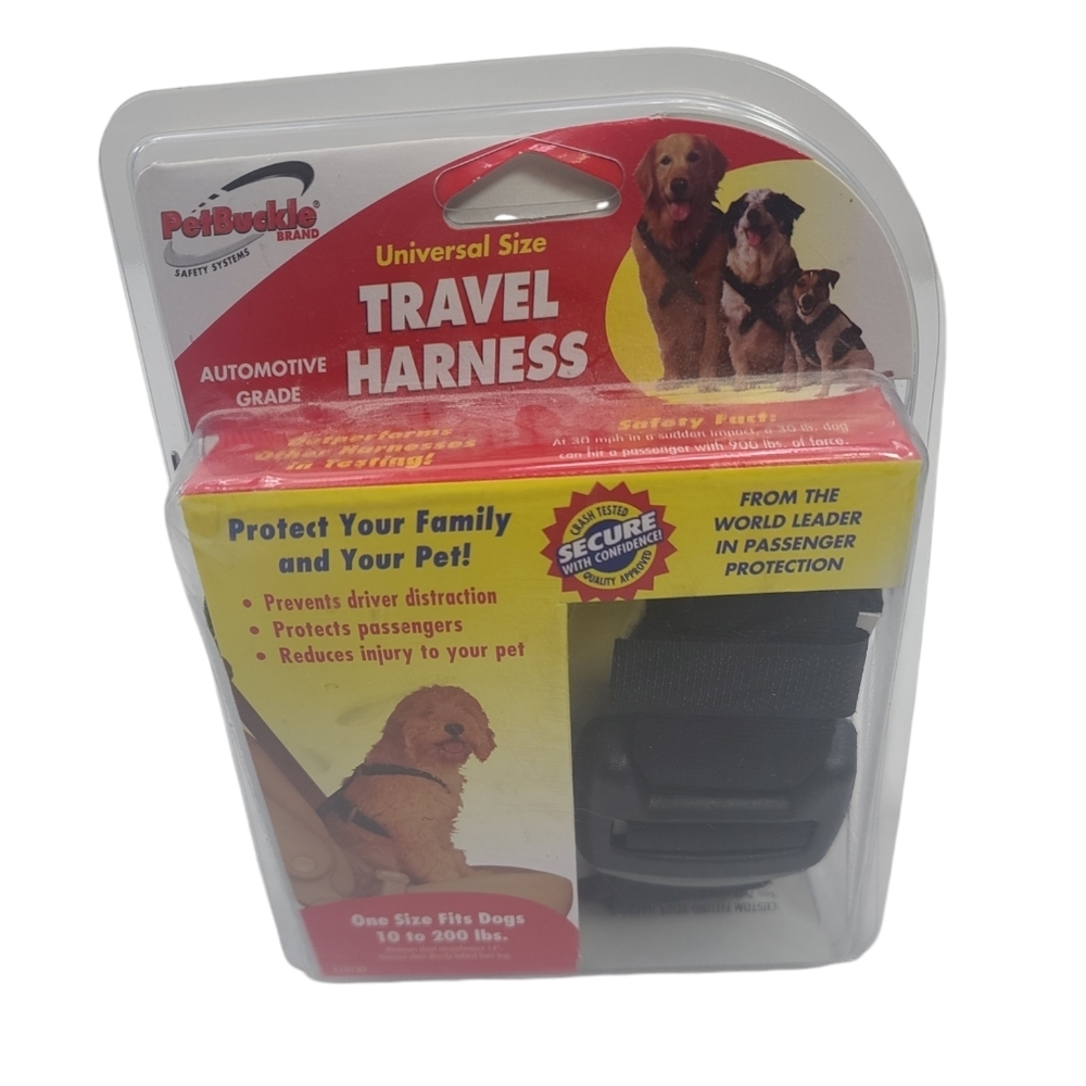 Pet Buckle travel harness.one size fits most